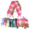 BellaBelga - Belgisch merk Scarf - colored checks - mixed colors BellaBelga - Belgisch merk Scarf - colored checks - mixed colors