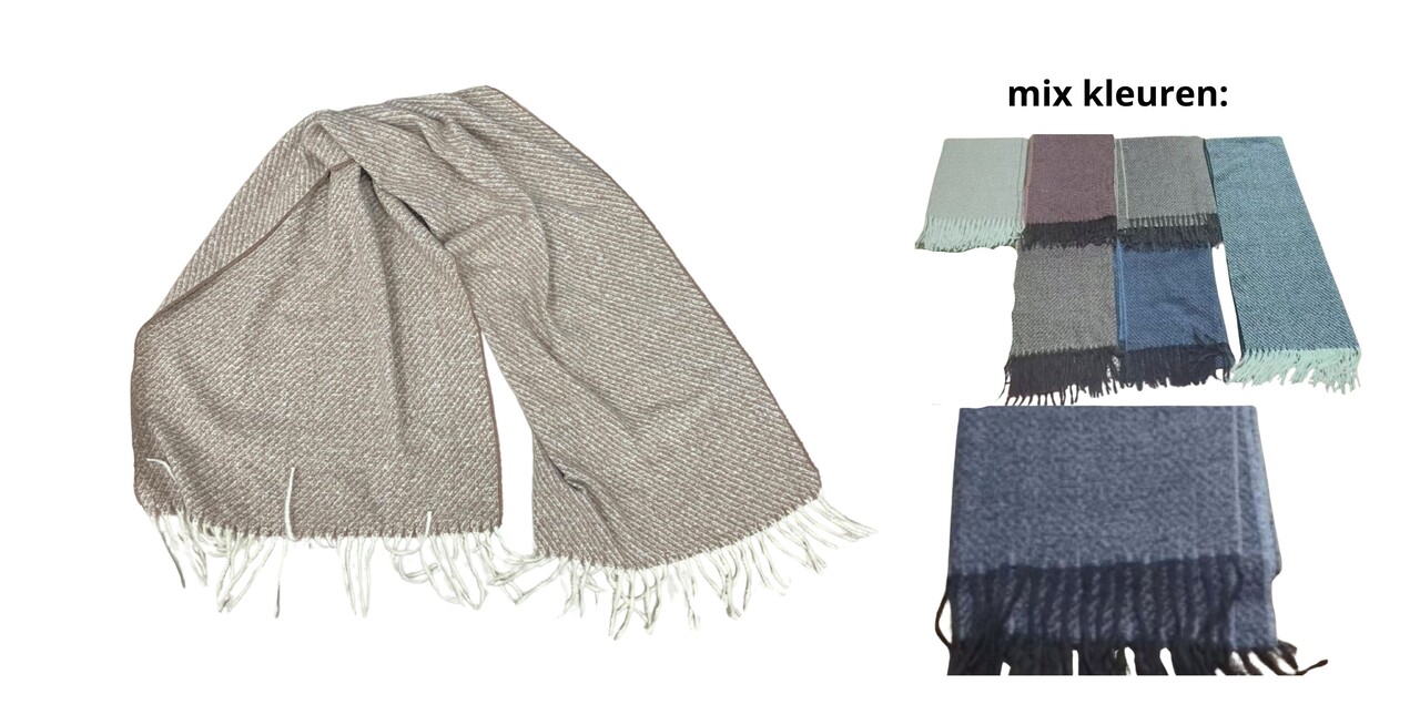 BellaBelga - Belgisch merk Scarf - Classique small checks - mixed colors BellaBelga - Belgisch merk Scarf - Classique small checks - mixed colors