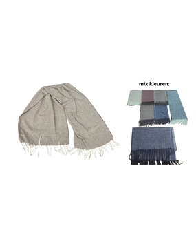 BellaBelga - Belgisch merk Écharpe - Classique petits carreaux - couleurs mélangées BellaBelga - Belgisch merk Écharpe - Classique petits carreaux - couleurs mélangées