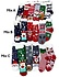 Chaussettes de Noël pour adultes - Taille unique - 6 couleurs assorties - Assortiment A Chaussettes de Noël pour adultes - Taille unique - 6 couleurs assorties - Assortiment A