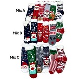 BellaBelga - Belgisch merk Christmas stockings Adult - One size - 6 mixed colors - Mix B BellaBelga - Belgisch merk Christmas stockings Adult - One size - 6 mixed colors - Mix B