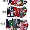 BellaBelga - Belgisch merk Kerstsokken Volwassene - One size - 6 mix kleuren - Mix B BellaBelga - Belgisch merk Kerstsokken Volwassene - One size - 6 mix kleuren - Mix B