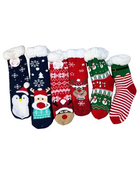BellaBelga - Belgisch merk Christmas Stockings Kids - One Size - 6 mixed colors BellaBelga - Belgisch merk Christmas Stockings Kids - One Size - 6 mixed colors