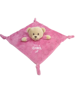 Dotti Bear Dotti Bear: Comfort Blanket It's a Girl Dotti Bear Dotti Bear: Comfort Blanket It's a Girl