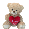 Dotti Bear Dotti Bear: Pluche met hart I Love You 30cm Dotti Bear Dotti Bear: Pluche met hart I Love You 30cm