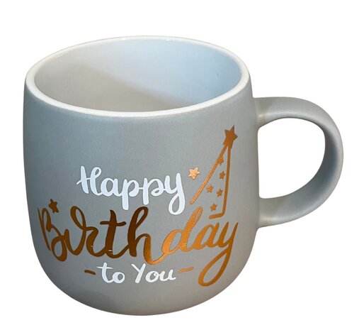 Mug Happy Birthday – 4 assorted Mug Happy Birthday – 4 assorted