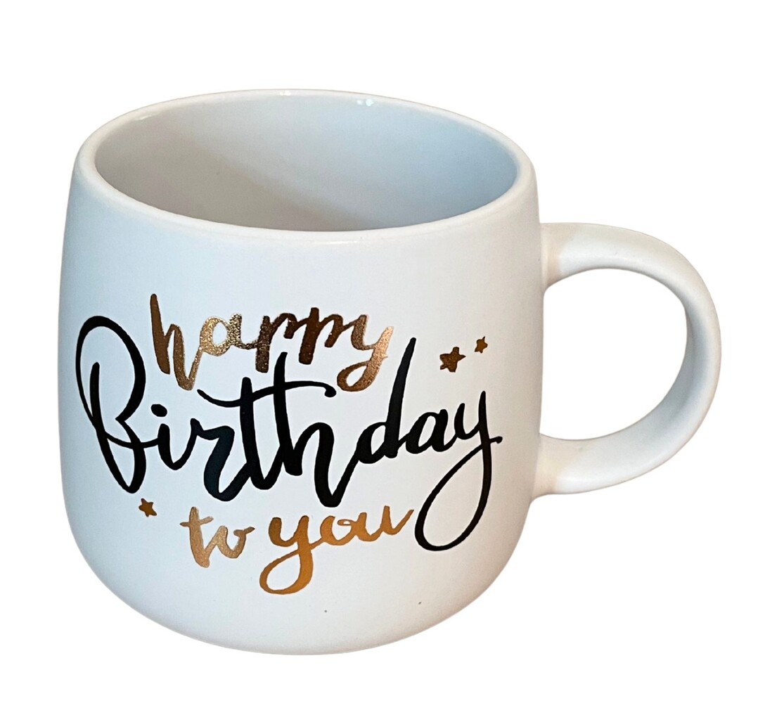 Mug Happy Birthday – 4 assorted Mug Happy Birthday – 4 assorted