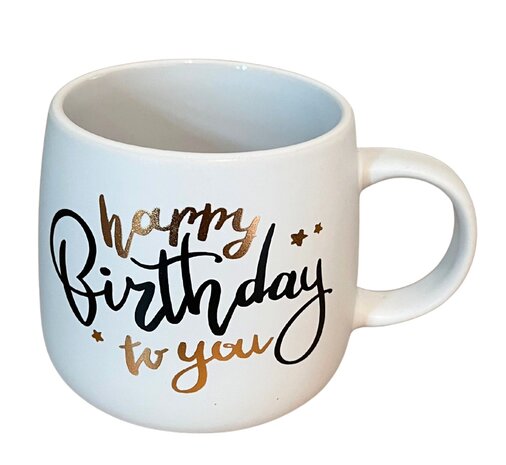 Mug Happy Birthday – 4 assorted Mug Happy Birthday – 4 assorted