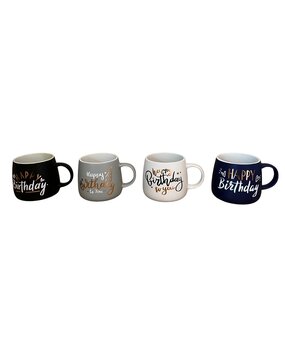 Mug Happy Birthday – 4 assorted Mug Happy Birthday – 4 assorted