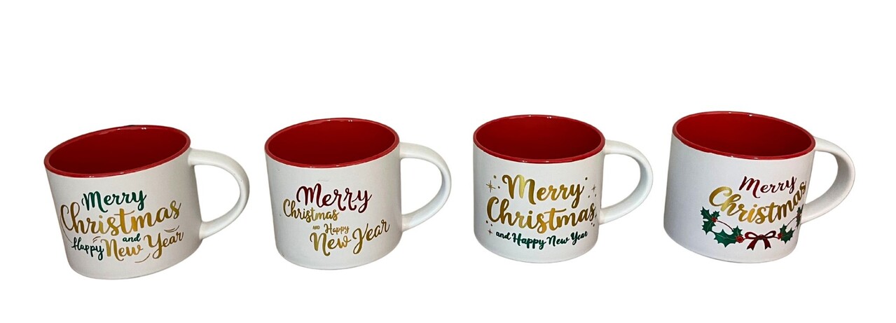 Merry Christmas Mug – 4 assorted Merry Christmas Mug – 4 assorted