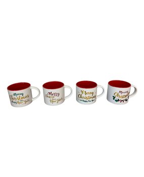 Merry Christmas Mug – 4 assorted Merry Christmas Mug – 4 assorted