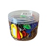 Display of 30 pieces - Key ring with label - 6 assorted colors Display of 30 pieces - Key ring with label - 6 assorted colors
