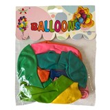 Zakje van 20 ballonnen diameter 30cm, kleuren assortie Zakje van 20 ballonnen diameter 30cm, kleuren assortie