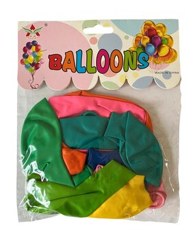 Sachet de 20 ballons diamètre 30 cm, couleurs assorties Sachet de 20 ballons diamètre 30 cm, couleurs assorties