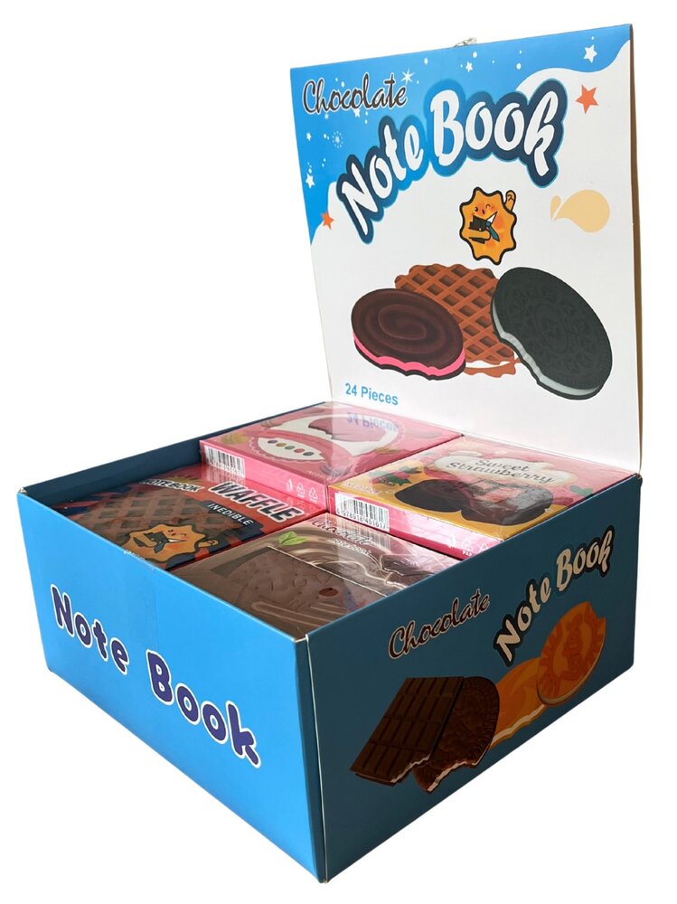 Notebook with scented cover – 8 assortment Notebook with scented cover – 8 assortment