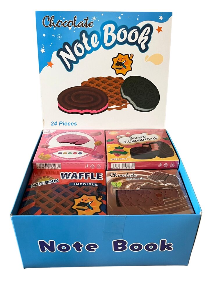 Notebook with scented cover – 8 assortment Notebook with scented cover – 8 assortment