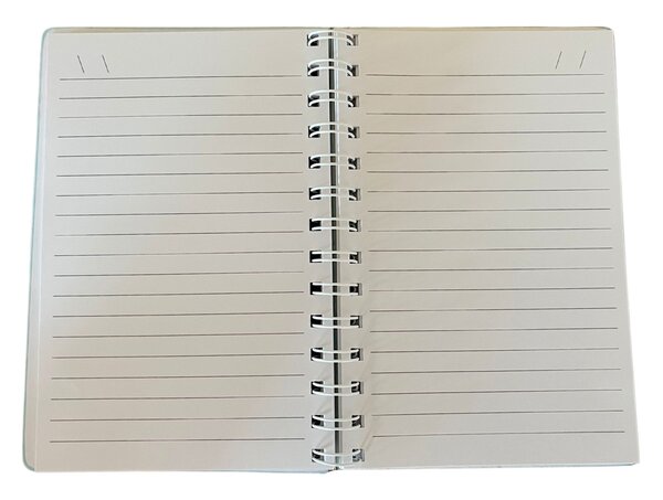 Notebook A5 gelijnd met rekenmachine - Blauw Notebook A5 gelijnd met rekenmachine - Blauw