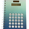 Notebook A5 gelijnd met rekenmachine - Blauw Notebook A5 gelijnd met rekenmachine - Blauw