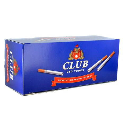CLUB tubes (250 pièces dans une boîte) boîte bleue CLUB tubes (250 pièces dans une boîte) boîte bleue