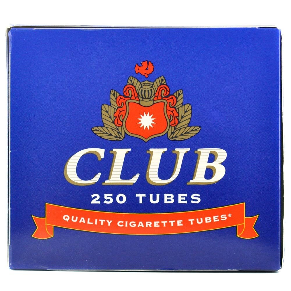 CLUB tubes (250 pièces dans une boîte) boîte bleue CLUB tubes (250 pièces dans une boîte) boîte bleue