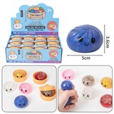 Display of 24 items - Squishy Dumpling: Glitter 5,5 CM Display of 24 items - Squishy Dumpling: Glitter 5,5 CM