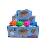 Display van 12 stuks - Squishy Dumpling: Glow in the dark  8,5 CM