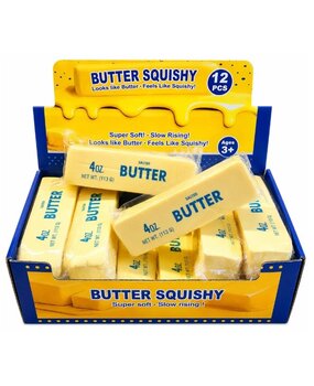 Présentoir de 12 pièces - Butter Squishy: Normal