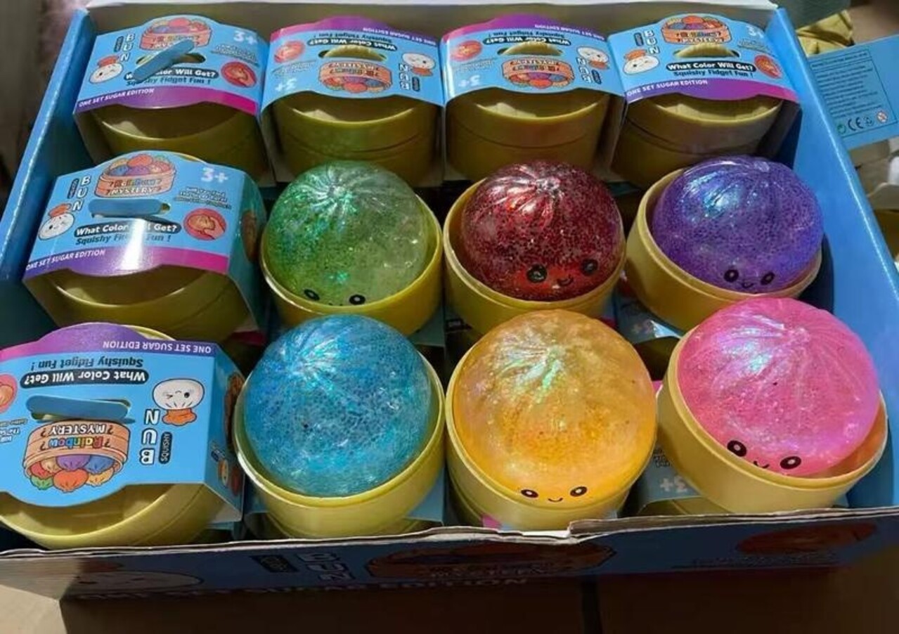 Présentoir de 24 pièces - Squishy Dumpling: Sugar 5,5 CM Présentoir de 24 pièces - Squishy Dumpling: Sugar 5,5 CM