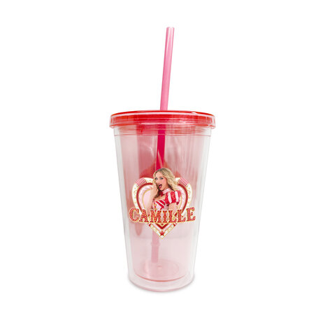 Camille Drinkbeker met rietje 500ml 2026 Camille Drinkbeker met rietje 500ml 2026