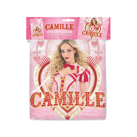 Serviette de plage Camille (70 x 140 cm) 2026 Serviette de plage Camille (70 x 140 cm) 2026