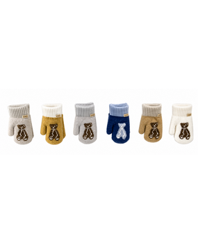 BellaBelga - Belgisch merk Children's Mittens - Petit Teddy - 6 Assorted Colors BellaBelga - Belgisch merk Children's Mittens - Petit Teddy - 6 Assorted Colors