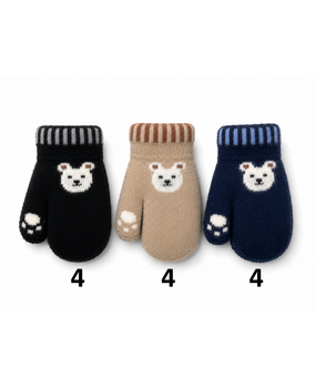 BellaBelga - Belgisch merk Kinderwant - Petit Ourson - 3 mix kleuren BellaBelga - Belgisch merk Kinderwant - Petit Ourson - 3 mix kleuren