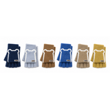 BellaBelga - Belgisch merk Children's Stretch Half-Finger Gloves - Fluffy Bear - 6 Mixed Colors BellaBelga - Belgisch merk Children's Stretch Half-Finger Gloves - Fluffy Bear - 6 Mixed Colors