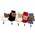 Gants pour enfants - Ours - assortiment de 5 couleurs Gants pour enfants - Ours - assortiment de 5 couleurs