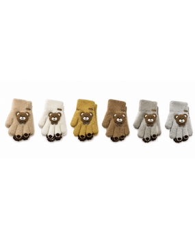 Gants pour enfants - Teddy Paw - assortiment de 6 couleurs Gants pour enfants - Teddy Paw - assortiment de 6 couleurs