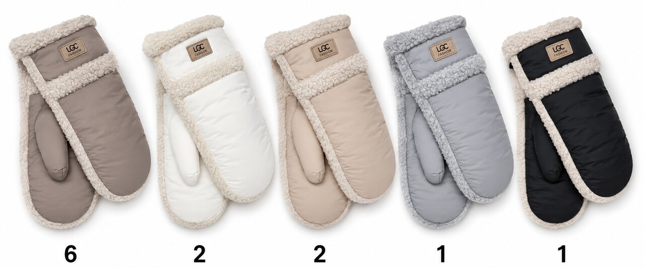 BellaBelga - Belgisch merk Women's Waterproof Teddy - 5 Mixed ColorsKlik om dit alternatief te gebruiken