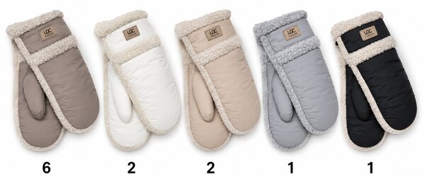 BellaBelga - Belgisch merk Women's Waterproof Teddy - 5 Mixed ColorsKlik om dit alternatief te gebruiken