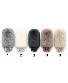 BellaBelga - Belgisch merk Dameshandschoen -Fluffy Fake Fur- mix kleuren BellaBelga - Belgisch merk Dameshandschoen -Fluffy Fake Fur- mix kleuren