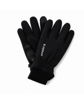 BellaBelga - Belgisch merk heren handschoen - zwart waterproof sport BellaBelga - Belgisch merk heren handschoen - zwart waterproof sport
