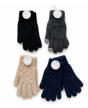 BellaBelga - Belgisch merk Unisex handschoen - Gebreid (met pelsen binnenkant) - mix kleuren BellaBelga - Belgisch merk Unisex handschoen - Gebreid (met pelsen binnenkant) - mix kleuren