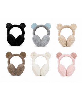 BellaBelga - Belgisch merk Kids ear warmers - Glitter cat - mix of 6 colors BellaBelga - Belgisch merk Kids ear warmers - Glitter cat - mix of 6 colors