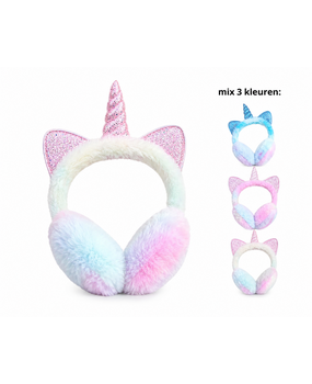 BellaBelga - Belgisch merk Kids earmuffs - Unicorn - mix of 3 colors BellaBelga - Belgisch merk Kids earmuffs - Unicorn - mix of 3 colors