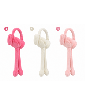BellaBelga - Belgisch merk Kids long earmuffs with sound and floppy ears - rabbit - mix of 3 colors BellaBelga - Belgisch merk Kids long earmuffs with sound and floppy ears - rabbit - mix of 3 colors