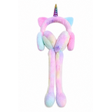 BellaBelga - Belgisch merk Kids' Long Ear Warmers with Sound and Floppy Ears - Unicorn BellaBelga - Belgisch merk Kids' Long Ear Warmers with Sound and Floppy Ears - Unicorn