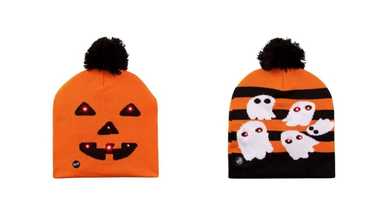 BellaBelga - Belgisch merk Halloween Hat with Lights - Unisex - 2 Mixed Colors BellaBelga - Belgisch merk Halloween Hat with Lights - Unisex - 2 Mixed Colors