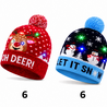 BellaBelga - Belgisch merk Kerstmuts met lichtjes - Unisex -2 mix kleuren BellaBelga - Belgisch merk Kerstmuts met lichtjes - Unisex -2 mix kleuren