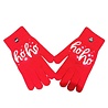 BellaBelga - Belgisch merk Christmas Gloves with Lights - Unisex - Red Ho ho ho BellaBelga - Belgisch merk Christmas Gloves with Lights - Unisex - Red Ho ho ho
