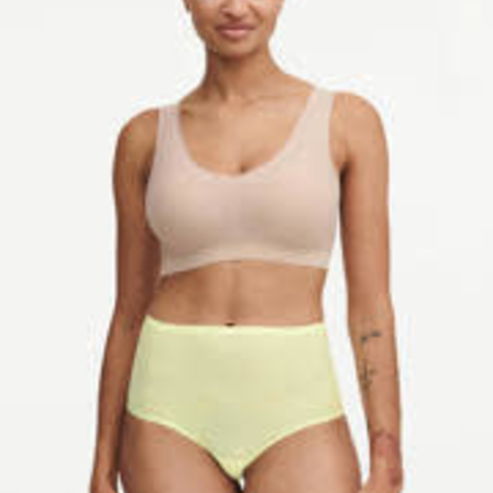 Chantelle High Waist Slip (zacht geel)