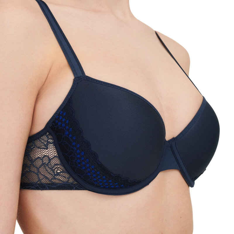 Chantelle half-cup donker blauw