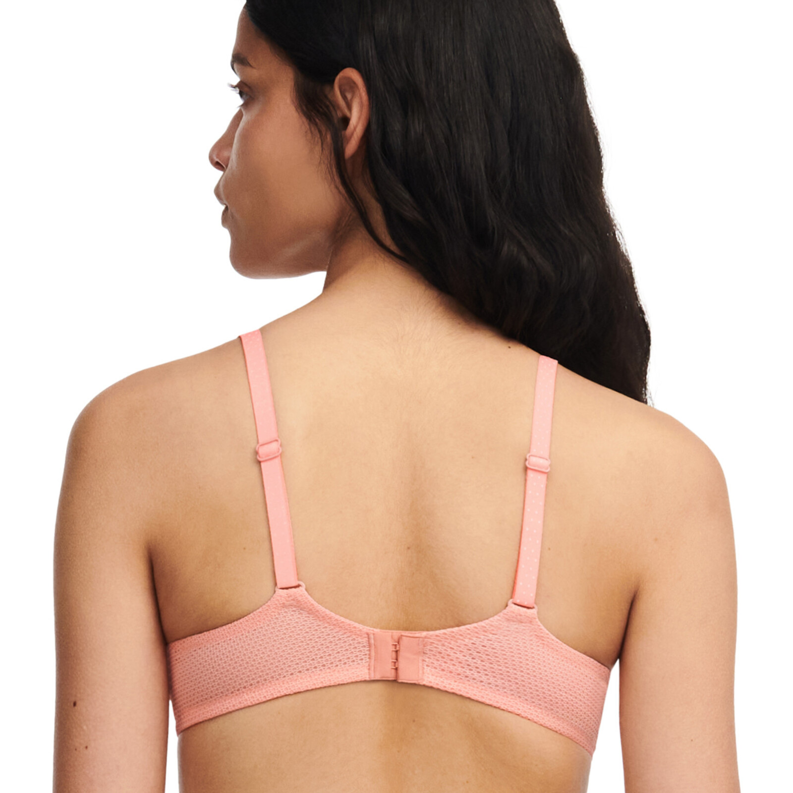 Chantelle Fleurs Half Cup Memory Bra - Candelight Peach